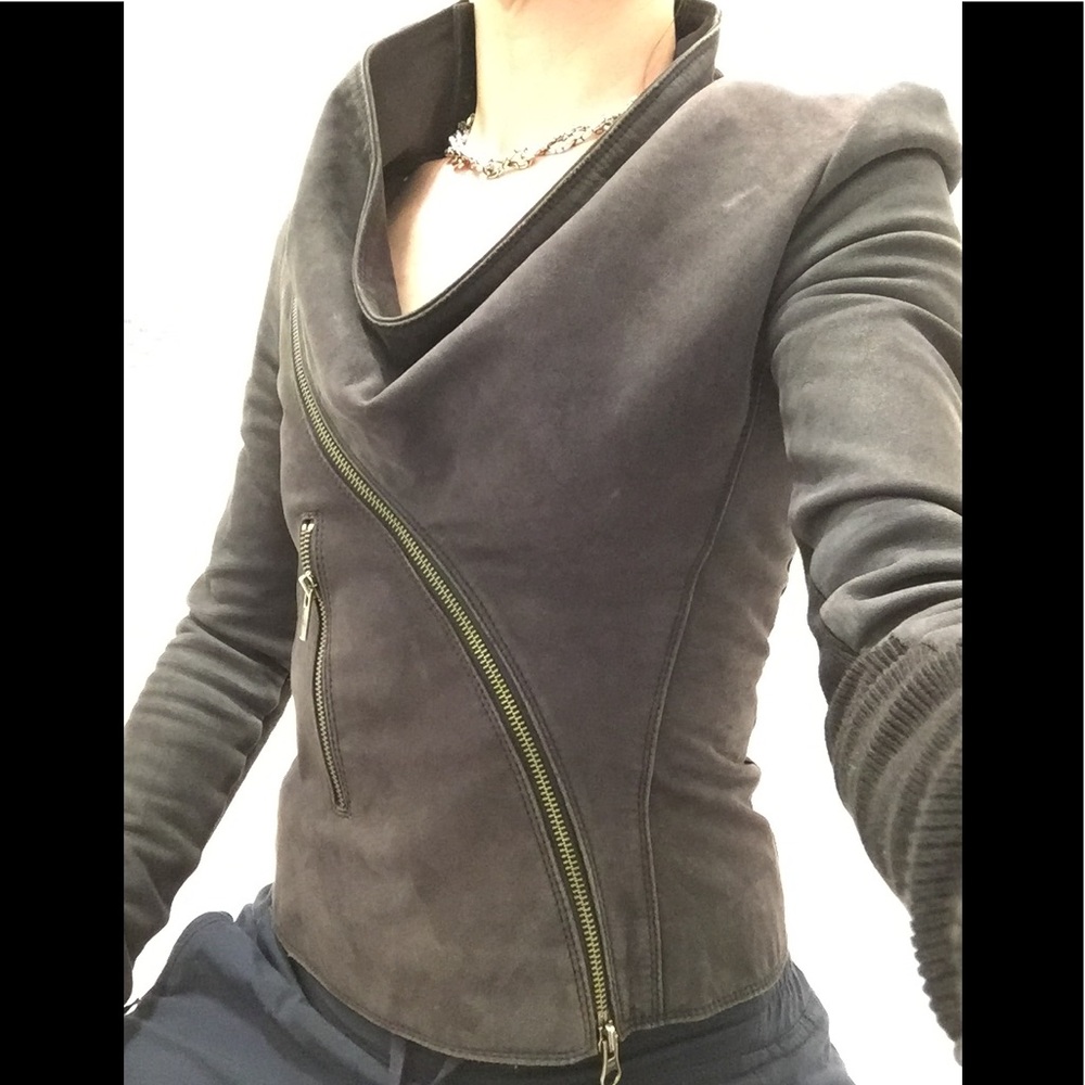 All saints leather jacket